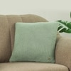 Mini Moss Knitdus Blue Cushion Cover  16X16 Inches