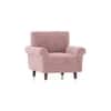 Oxford 1 Seater Fabric Sofa In Desert Rose Colour
