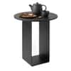 Nextstep U End Table All Black