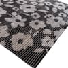 Jaipur Rugs Floral Wool And Viscose 6x9 Feet Ashwood And Ebony Hand Tufted Rug Carpet For Bedroom