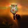 Devansh Metal Electric Wall Light in Gold Colour with Multi Shade Count of 1 Light