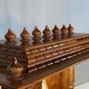 D'Dass Honey Finish Solid Sheesham Wooden Temple For Pooja