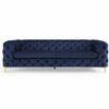 Cherish Fabric Sofa - Navy Blue