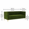 Loris Fabric Sofa - Light Green