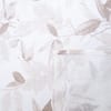 White Floral Cotton 400 Tc Flat Single Bed Sizesheet With 1 Pillow Cover