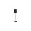 Sequin Black Cotton Shade Floor Lamp