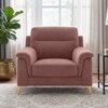 Niwara Velvet 1 Seater  sofa in Pink color