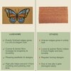 Luxe Home 100% Natural Coir Doormat Butterfly Print Design (71x45 cm)