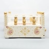 D'Dass Multi Color Mdf and Sheesham Wooden Temple For Pooja