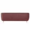 Nero Velvet 3 Seater Sofa in Pink Colour