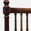 Nilaya Sheesham Wood Queen Size Non Storage Bed in Provincial Teak Finish