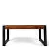 Hamstreet Sheesham Wood Contemporary Rectangle Coffee Table In Natural Teak Finish
