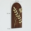 W-Ian Abstract Metal Wall Decor in Gold Set of 1