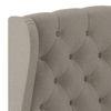Holmebrook Upholstered Storage Bed In Hydraulic (Bed Size : King, Colour : Shitake Beige)