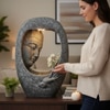 Dark Grey Face Shower Indoor Water Fountain