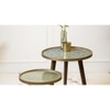 Soundarya Round Nesting Tables with Wooden Legs, Side Tables, Wooden Tables, Living Room Decor by A Tiny Mistake
