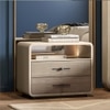 Valeria Bedside Table in Dual Tone Finish