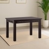 Fidora 4 Seater Dining Table In Mahogany Finish