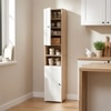 Lofty Tall Wardrobe with Striped Design for Bedroom Storage & Organization