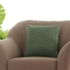 Kelly Knit Bermuda Green Cotton Cushion Cover 16X16 Inches