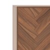 Nina 24 Pairs Solid Wood Shoe Cabinet In Amber Walnut Finish