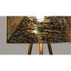 Frankie Gold Floor Lamp With Gold Iron Base