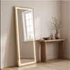 The Artment Gold Halo Square Unbreakable Floor Mirror For Home (160 X 50 CM)