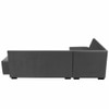 Melo 3 Seater Fold Out Sofa cum Bed  in Dark Grey Colour