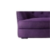 Brogen Fabric Accent Chair in Purple Colour
