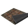 Multicolor Traditional Machine Made Polyester 6 X 9 Feet Carpet