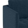 Florence Premium 1 Seater Fabric Sofa in Indigo Blue Colour