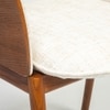 Mulho Veneer Dining Chair in Brown Colour