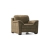 Farina 1 Seater Luxury Italian Leather Sofa In Antique Moss