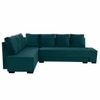 Melo 3 Seater Fold Out Sofa cum Bed in Teal Colour
