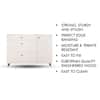 Hexa Red Engineered Wood Shoe Rack in Frosty White Colour