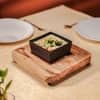 Ireka Homes Kaarigari Acacia Wood Trivet with Metal Legs (8x1.5 in)