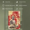Abstract Buddha Canvas Wall Art 22 x 34 Inch
