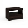 Ohio Solid Wood Bedside Table in Mahogany Finish