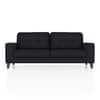 Verona Premium 3 Seater Fabric Sofa in Deep blue velvet Colour