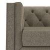 Windsor Premium 3 Seater Fabric Sofa in Mist Brown Colour
