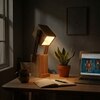 Toby Wooden Table Lamp With Mobile Stand