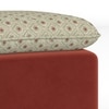 Camille Pouffee in Crimson Grove and Deep Crimson Colour