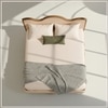 Solara Wave Luxe Queen Size Bed in velvet With Oak wood Frame & Hydraulic Storage