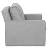Bella One  Seater Pull Out Fabric Sofa Cum Bed Grey