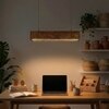 Sirius 24 Brown Wooden LED Hanging Lamp