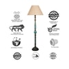 Devansh Wooden Floor Lamp