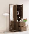 Hexa Red Wooden Dressing Table in Flower Wenge Colour