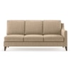 Abbey Sectional Sofa (Colour : Sandshell Beige, Cushion : Soft, Seater : Left Aligned 3 Seater + Left Aligned Chaise)