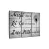 Truss Pcs Black Grey Inspirational Quotes Framed Canvas Canvas Wall Prints Set of 3 Multicolor Matte