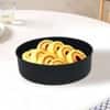 Metalsmith Metal Serving Bowl Black Decorative Bowl for Dining and Serving